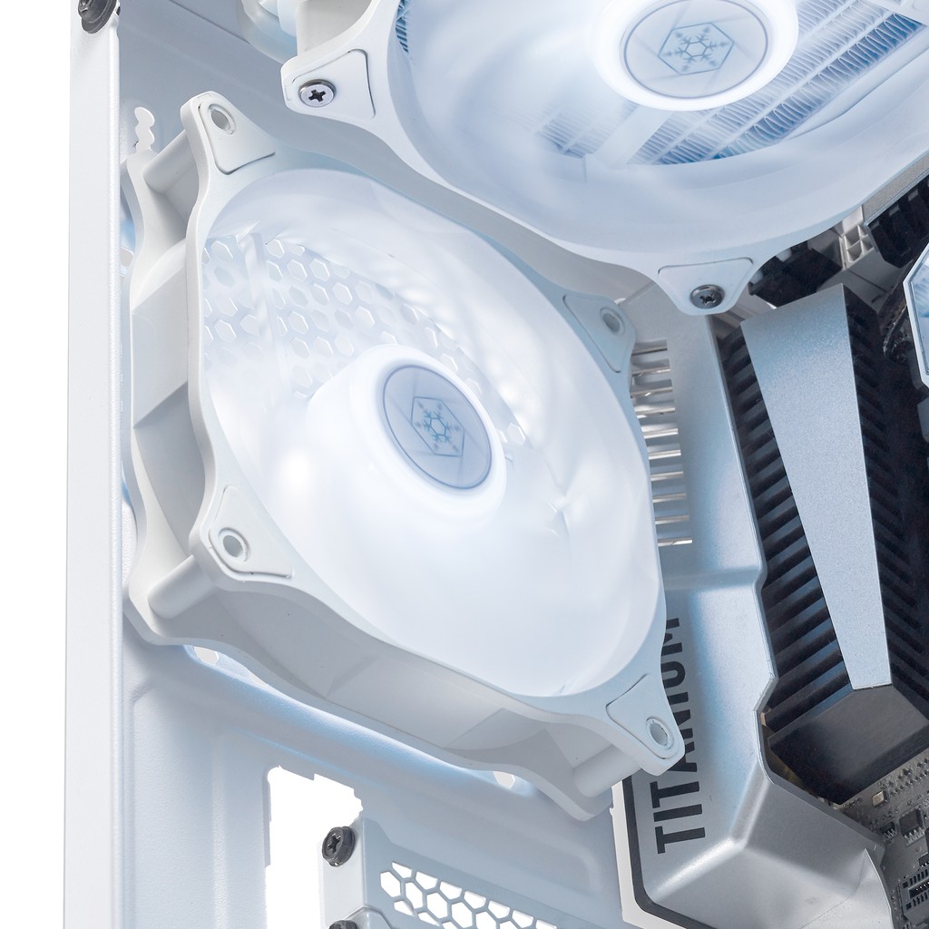 FAN CASE 120mm SilverStone Air Blazer 120RW ARGB White edition รับประกันศูนย์ไทย1ปี Air Blazer 120R series