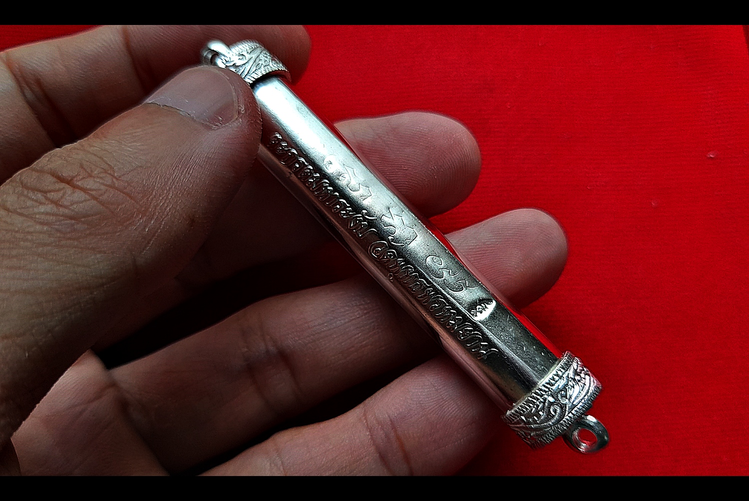 ตะกรุดมหาระงับ รุ่นแรก เนื้อเงินแท้ ปี2563 #รับประกันแท้