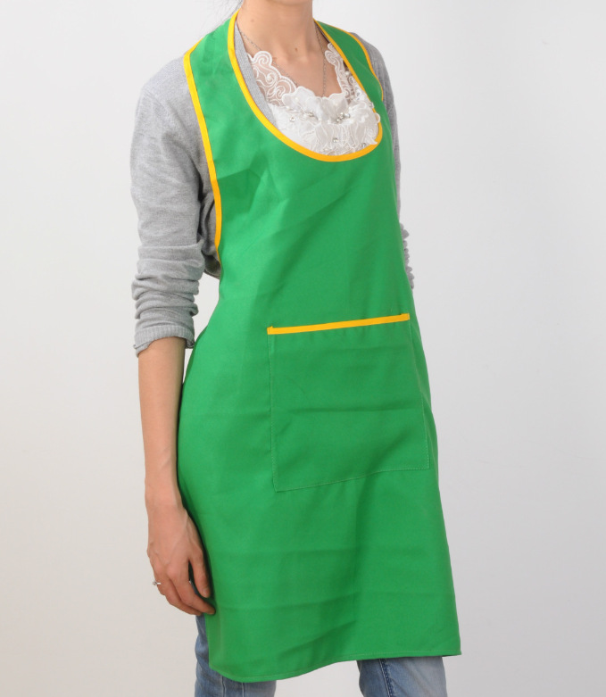 ผ้ากันเปื้อนเสื้อกั๊กผ้าเต็มตัวทำอาหาร เอี้ยมทำอาหาร K6501003 สีภาพ ขนาดเดียว