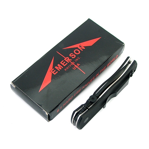 มีดพับ Emerson CQC7 Folding Knife (ใบดำ), Tactical Knife, Camping Knife, outdoor Tools, 7Cr17Mov Blade material, G10 Handle