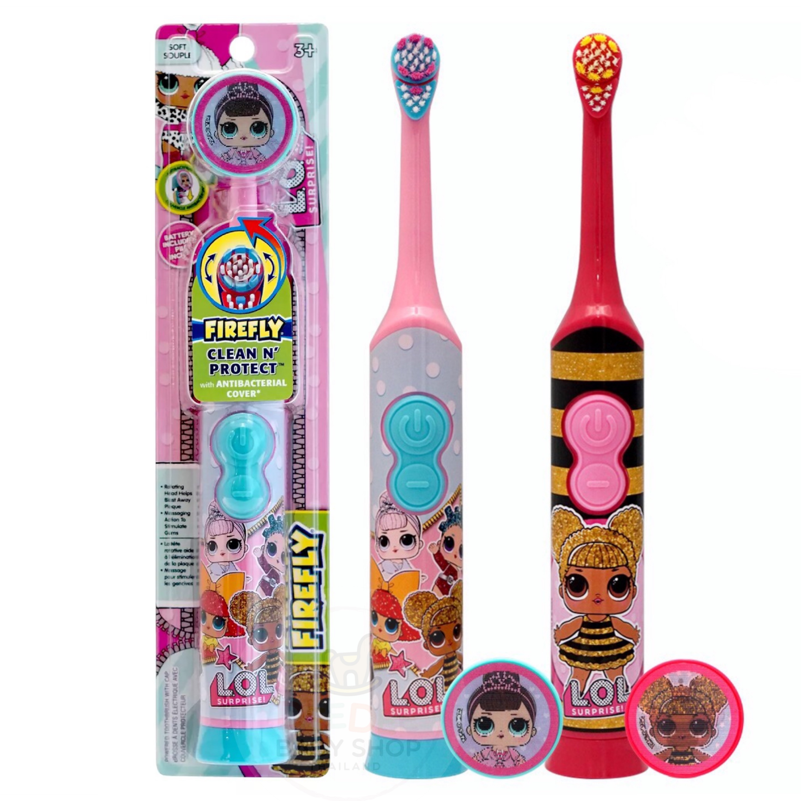 แปรงสีฟันอัตโนมัติสำหรับเด็ก FireFly L.O.L. Surprise! Clean 'n Protect with Antibacterial Cover