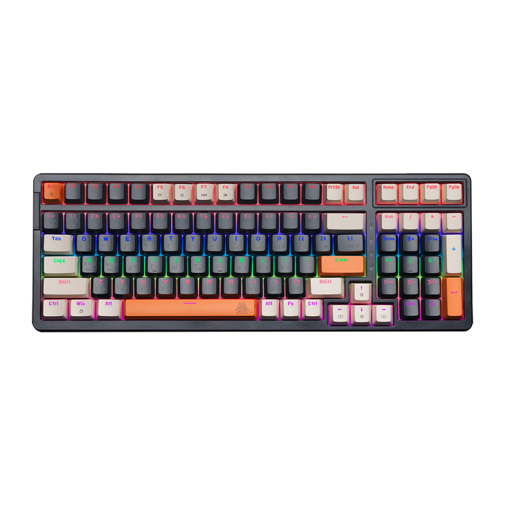 EGA TYPE CMK1 Mechanical Keyboard CIY Blue/Red Switch MINI RGB