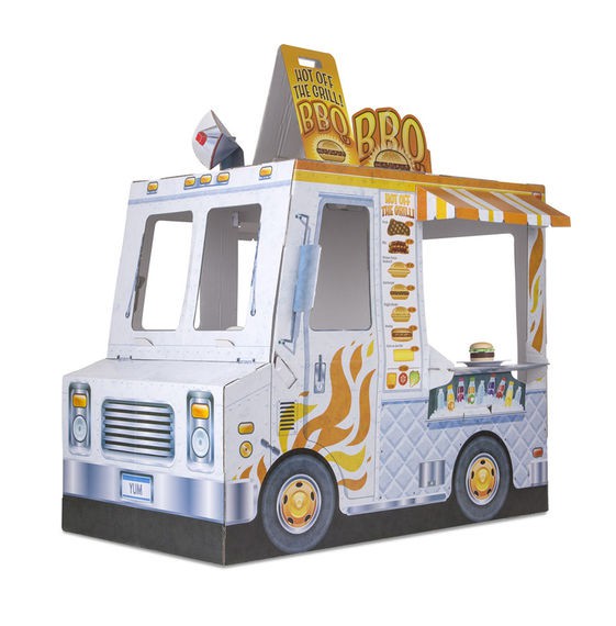 บ้านจำลองทรงรถขายอาหาร Melissa & Doug Food Truck Indoor Playhouse
