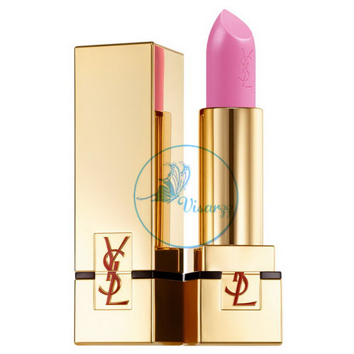 YSL Rouge Pur Couture # 22 Rose Celebration (Pink Celebration) สีชมพูบาร์บี้ สว่างสดใส น่ารัก