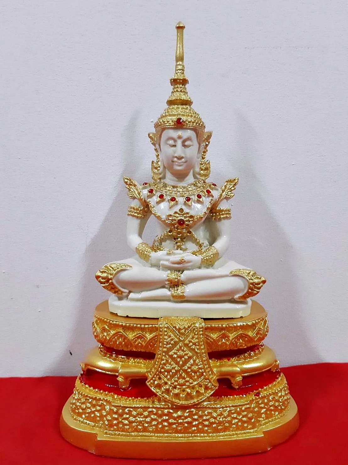 พระแก้วมรกต หน้าตัก5นิ้ว (ครบชุด8สี 8องค์) - (สีขาว สีแดง สีเหลือง สีชมพุ สีเขียว สีส้ม สีฟ้า สีม่วง)