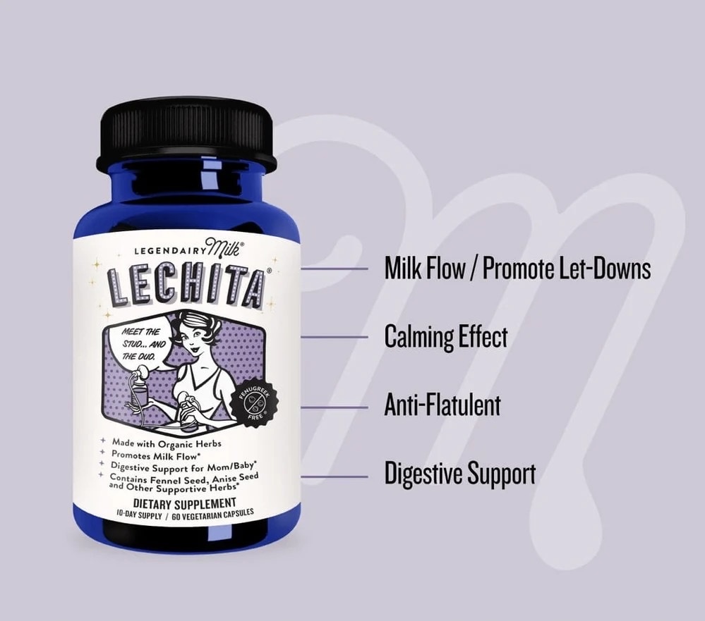 วิตามินกระตุ้นการหลั่งน้ำนม Legendairy Milk Lechita (60 Capsules)