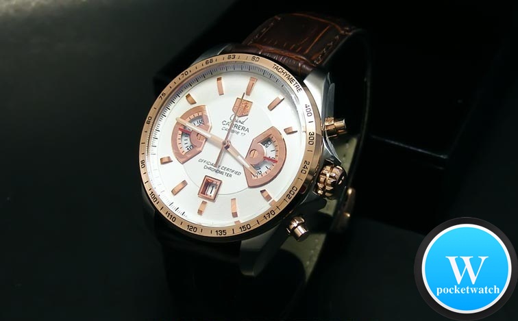 นาฬิกา Tag Heuer Grand Carrera Chronograph Calibre 17 PinkGold Mens