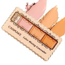 (สีใหม่ #C11) Canmake Color Mixing Concealer พาเลทคอลซิลเลอร์ 3 สี ผสมสีได้เอง ให้ตรงเป๊ะกับผิวคุณ ไลท์ระดับตั้งแต่อ่อนไปจนเข้ม เพื่อตอบรับการใช้ที่หลากหลาย ตั้งแต่ปกปิดริ้วรอยคล้ำใต้ตา รอยดำรอยแดงจากสิว หรือใช้ทำไฮไลท์บริเวณโหนกคิ้ว แรเงาปีกจมูก เพิ่มมิ