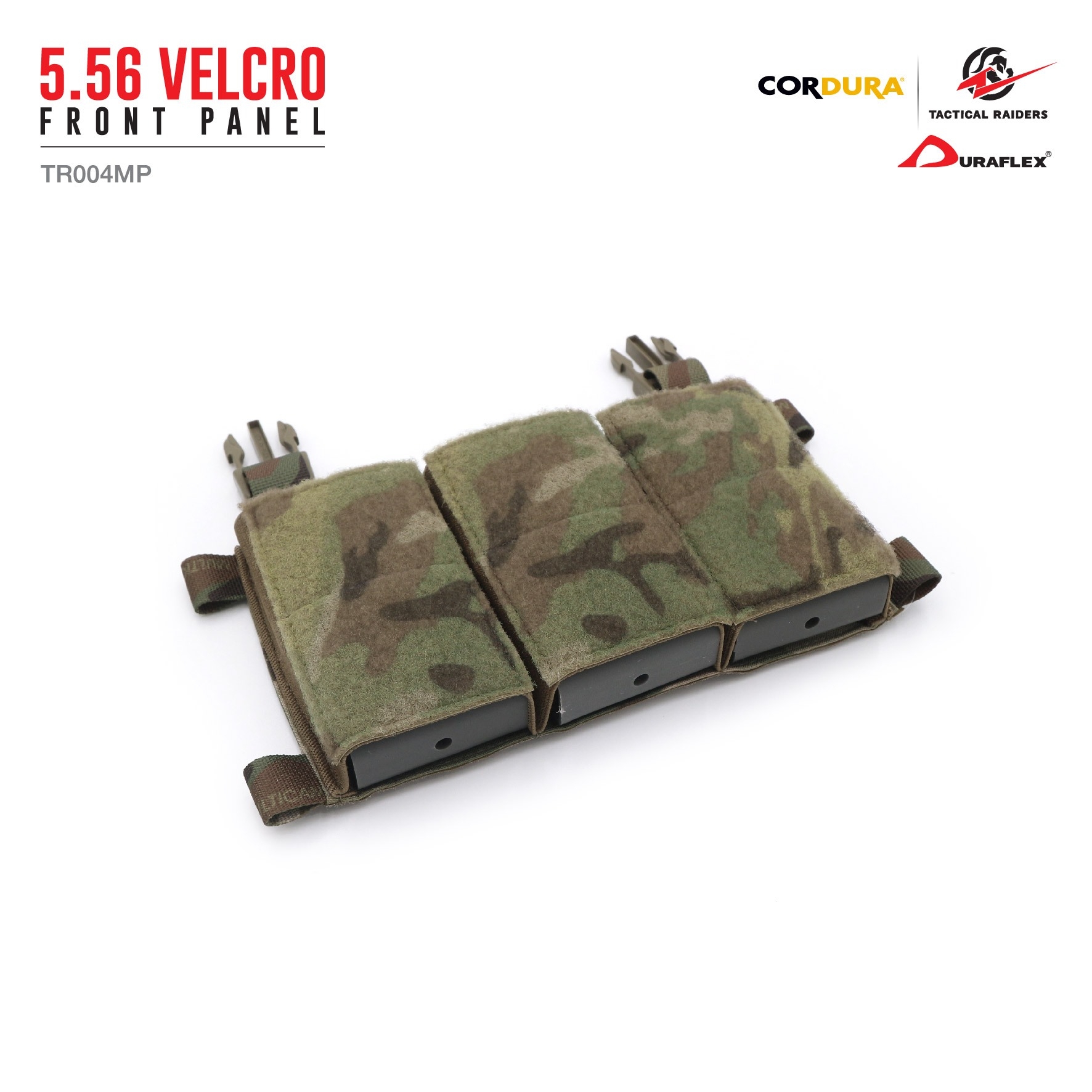 🇹🇭⫸ ซองแม็กกาซีน 5.56 Velcro Front Panel [ TR004MP ] ( Tactical Rider ) #ลายพราง