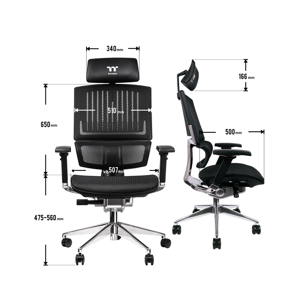 THERMALTAKE CYBERCHAIR E500 BLACK (GGC-EG5-BBLFDM-01) #GAMING CHAIR เก้าอี้
