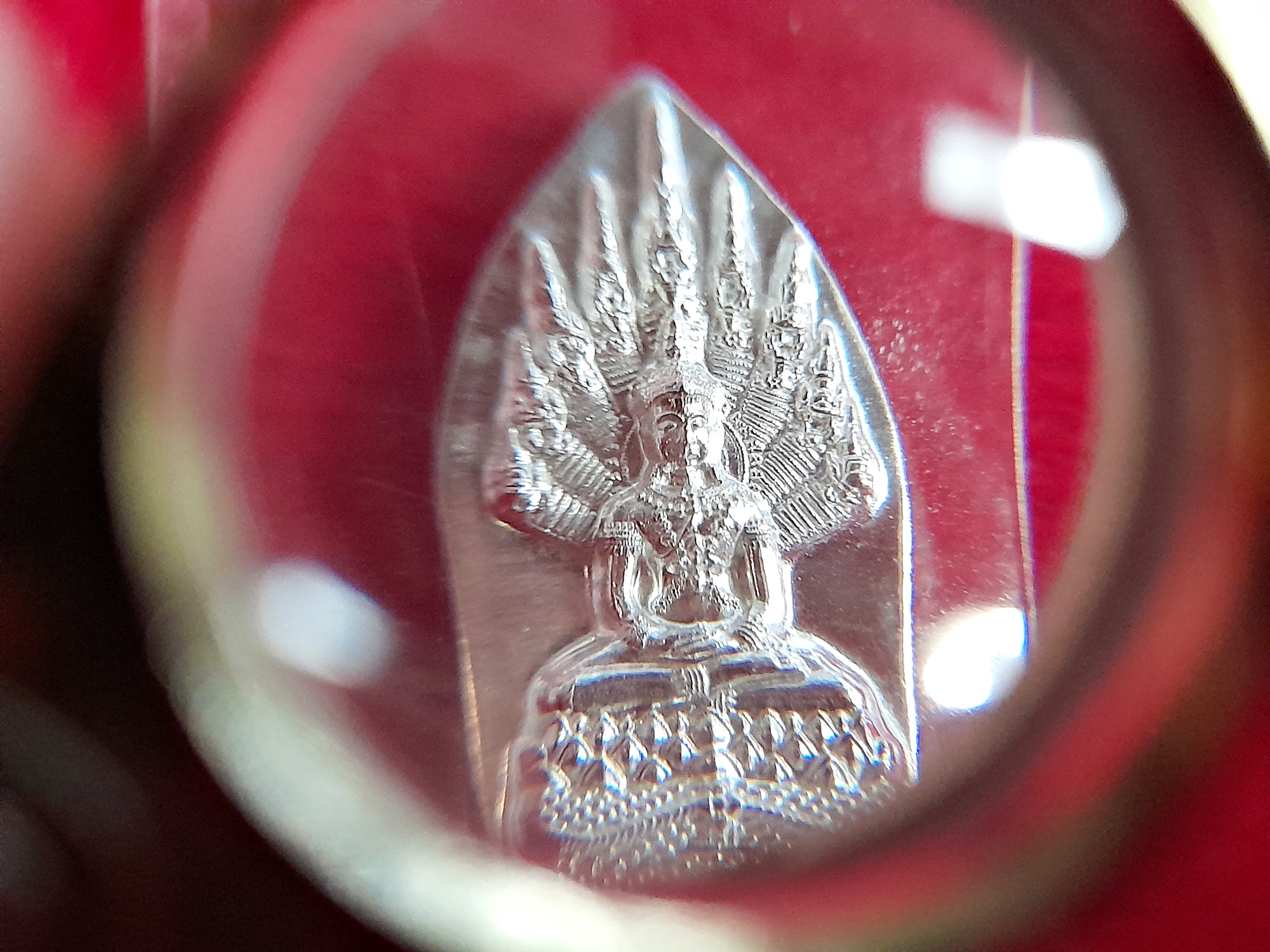 เหรียญพระนาคปรก(พญานาคปรก9หัว) หลัง พระราหู (#เสาร์กับราหู#เป็นคู่มิตร#หนุนเสริมกัน) เนื้อเงินแท้ (ขนาดเล็ก) ปี2564 #รับประกันแท้ - หลวงพ่อเล็ก วัดท่าขนุน