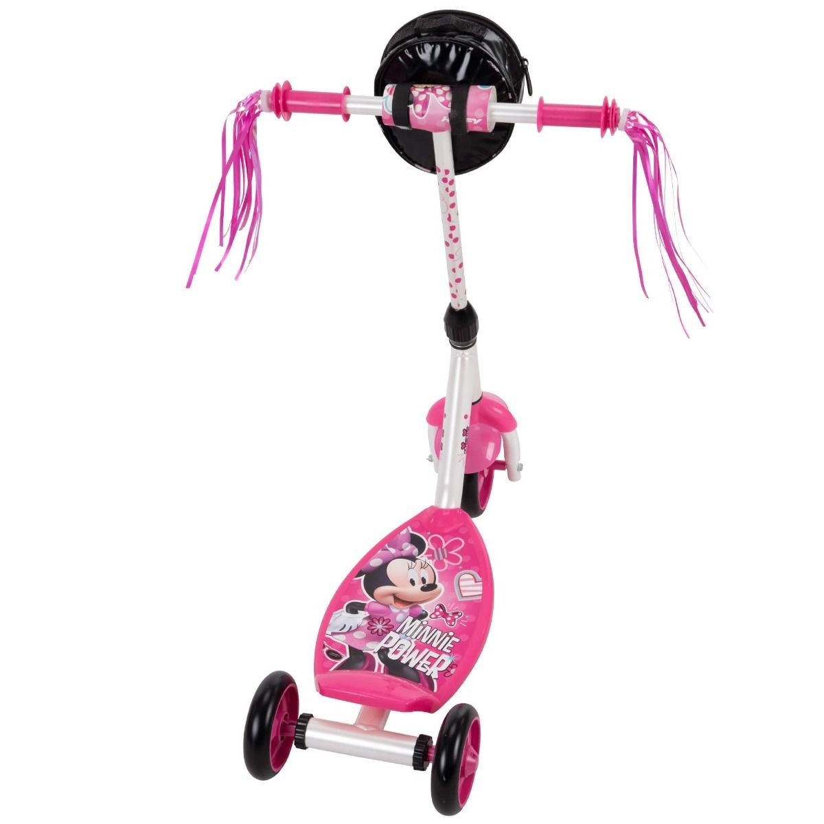สกู๊ตเตอร์ขาไถสำหรับเด็ก Huffy Minnie Mouse EZ Build 3-Wheel Scooter