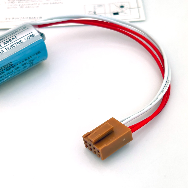 แบตเตอรี่ Omron 3G2A9-BAT08 C500-BAT08 Mitsubishi ER17330V 3.6V PLC Battery with Plug(ก้อนละ)