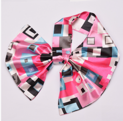 ผ้าพันคอ,ผ้าผูกคอ,โบว์ติดเสื้อ,Bow Tile AO6807035 สีภาพ