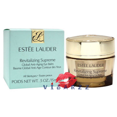 (ลดพิเศษมากกว่า 35%) Estee Lauder Revitalizing Supreme Global Anti Aging Eye Balm 15 mL ครีมลดเลือนริ้วรอยรอบดวงตา เนื้อบาล์ม ยกกระชับผิวรอบดวงตา มอบผิวที่เปล่งปลั่ง สดใส มีชีวิตชีวา เนื้อสัมผัสที่เบาสาย ผิวดูนุ่มนวล เปล่งปลั่ง