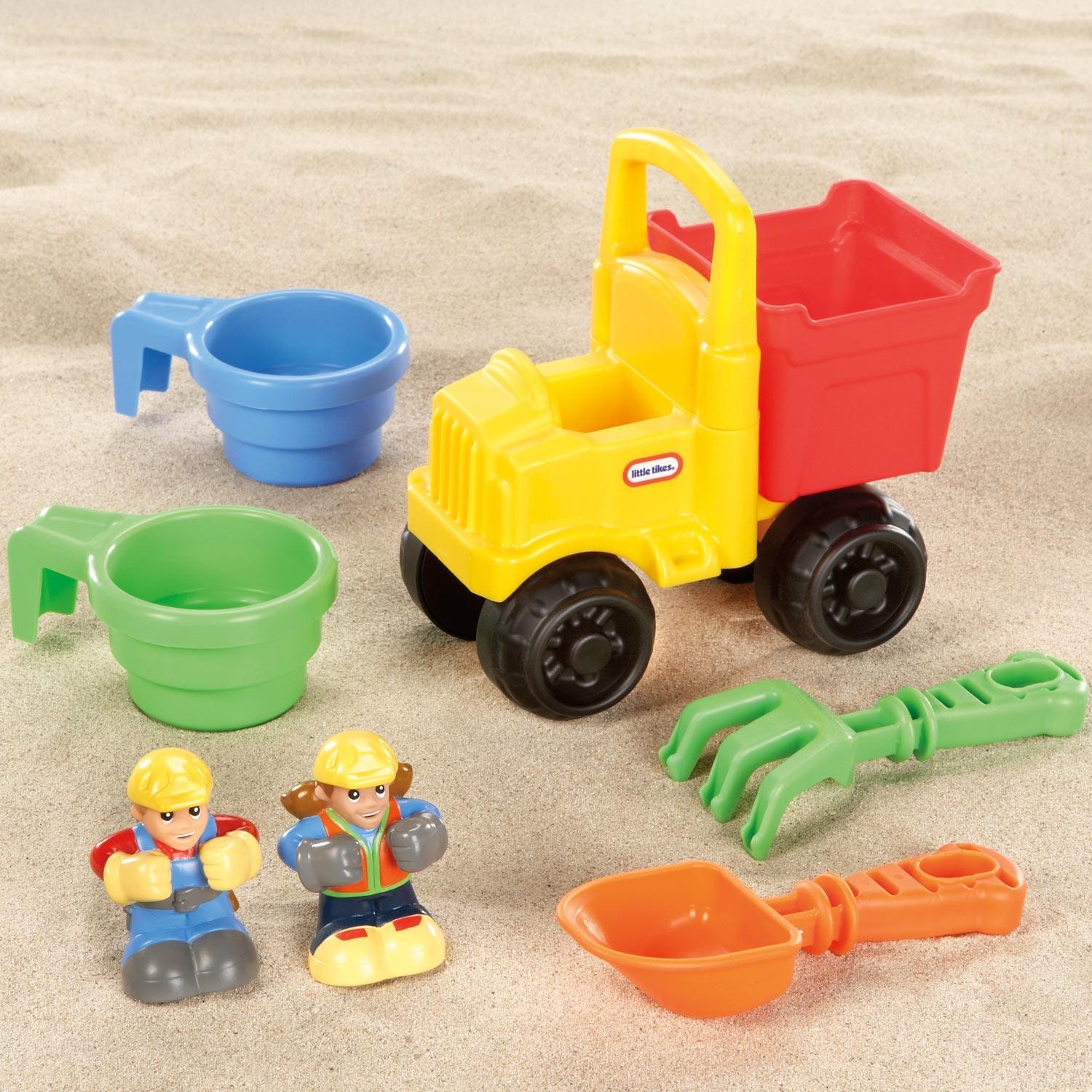 กล่องเก็บทรายพร้อมฝาปิดและของเล่น Little Tikes Big Digger Sandbox