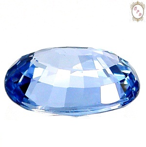 พลอยไพลิน เป็นพลอยสดไม่เผาไม่อบ (Unheated Blue Sapphire) รูปไข่ หนัก 3.32 กะรัต ขนาด 8.12x9.88x4.38 มิล สีฟ้าอ่อน สวย เรียบ เนื้อสะอาด รูปร่างสวย