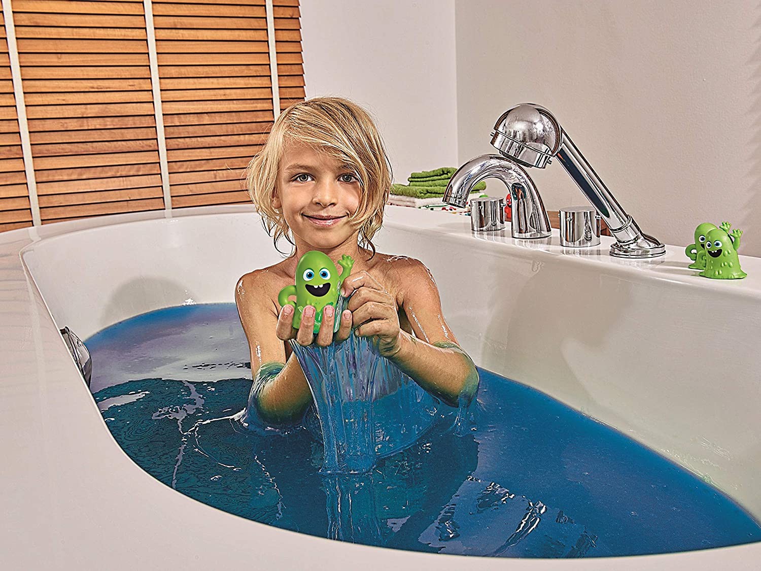 ผงสไลม์แสนสนุกสำหรับเด็ก Zimpli Kids Slime Baff (Goo Blue)