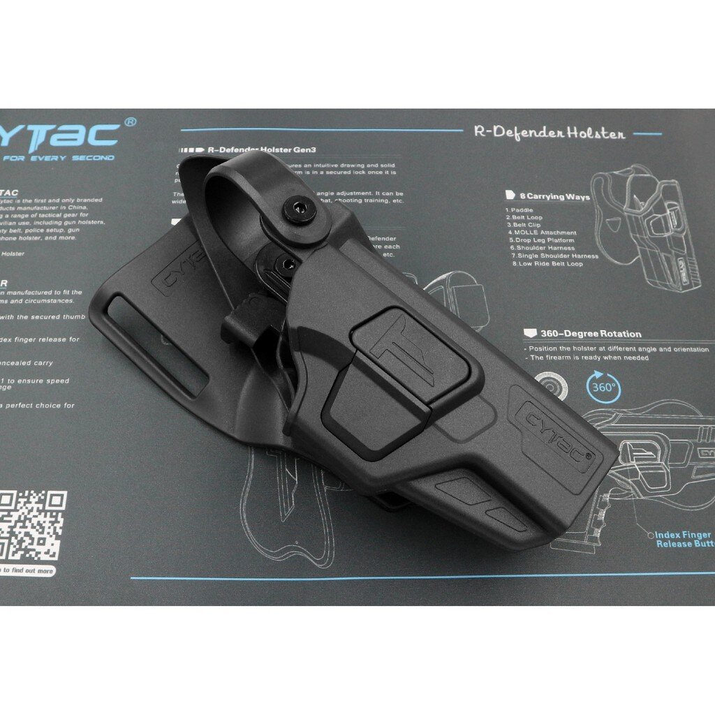 CYTAC thailand ซองพกนอก GL0CK 17,19 LEVEL 3 + เพลทลดต่ำ