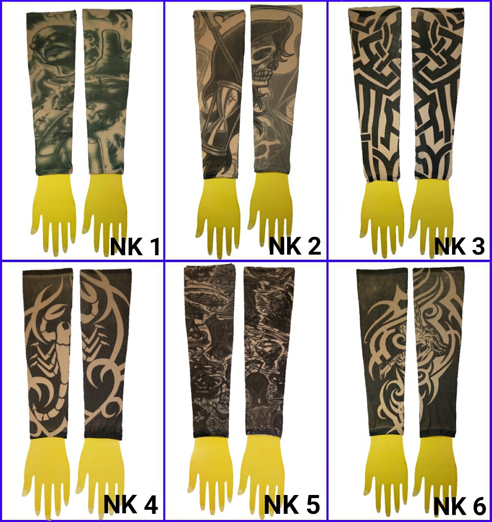 ปลอกแขนลายสัก ปลอกแขนลายแทททู ปลอกแขนมีลาย