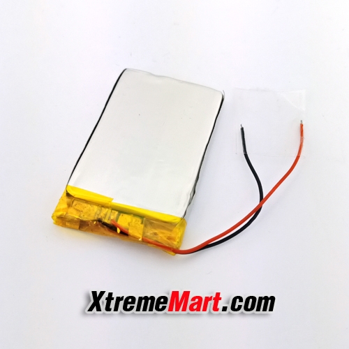 แบตเตอรี่ชาร์จ Lipo รุ่น 053050 3.7V 800 mAh สำหรับไฟฉายคาดหัว Rechargeable battery(ก้อนละ)