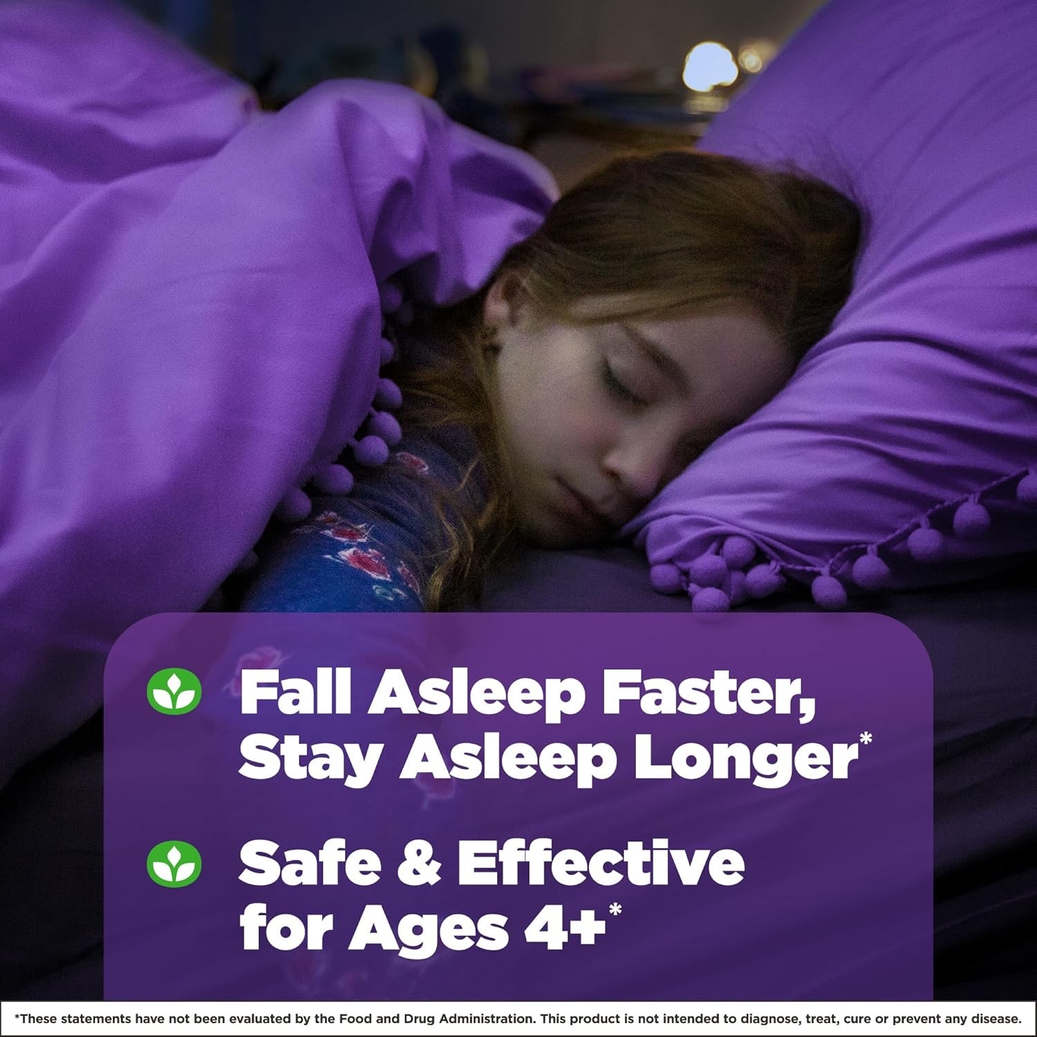 เม็ดอมเสริมการนอนหลับสำหรับเด็ก NATROL Kids Melatonin Sleep Fast-Dissolve Tablets