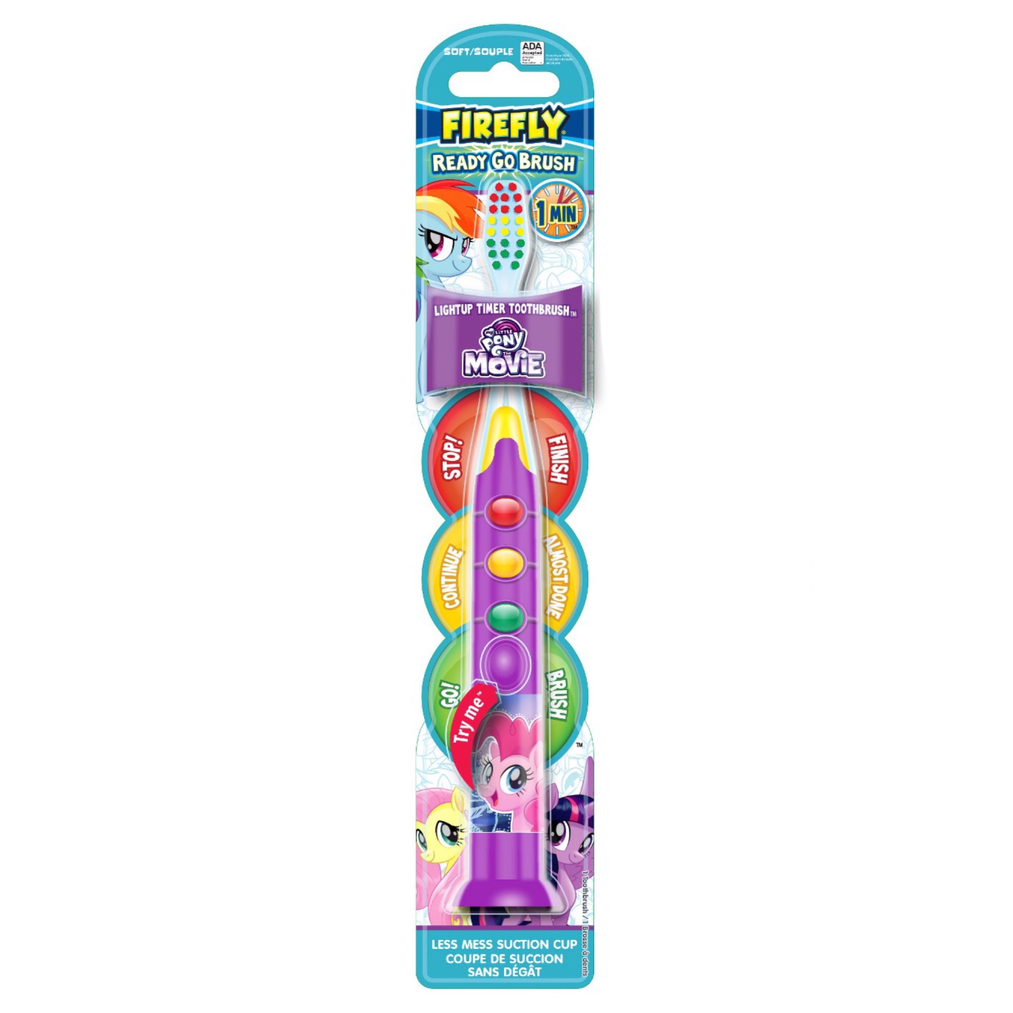 แปรงสีฟันพร้อมแสงไฟบอกเวลา FireFly My Little Pony READY GO BRUSH Lightup Timer Toothbrush (2019)