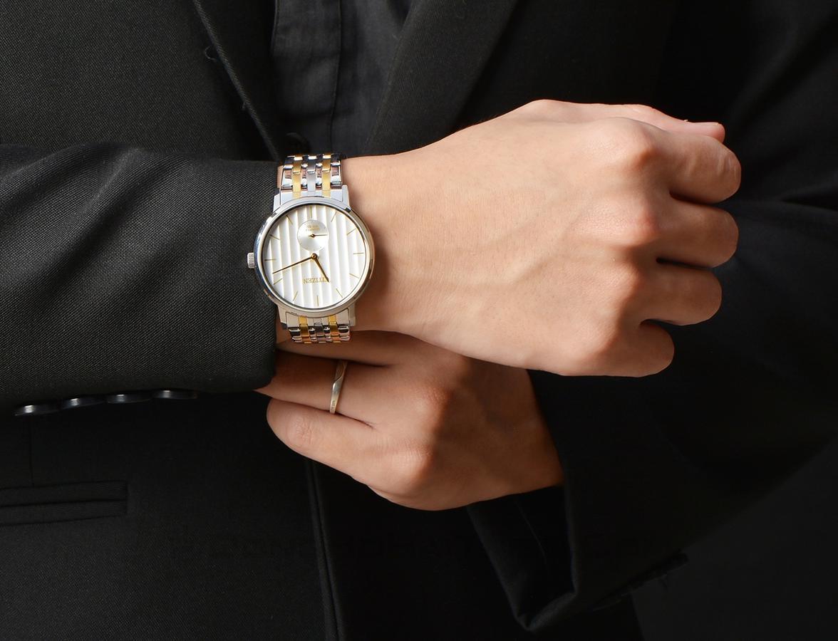 Citizen Analog Off-White Dial Men's Watch-BE9174-55A