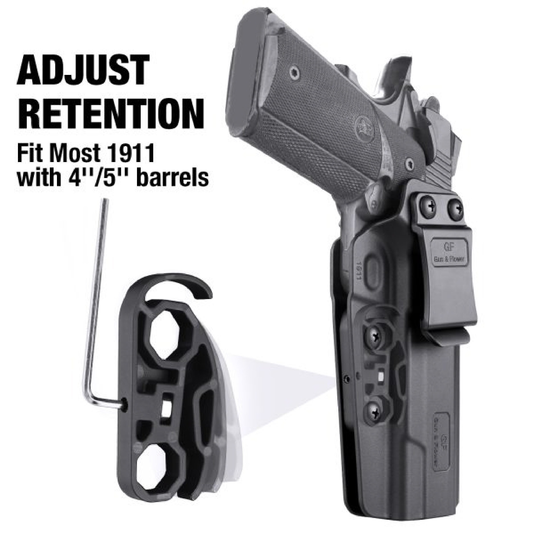 🇹🇭⫸ ซองปืนพกใน Polymer 1911 5” ( Gun Flower )