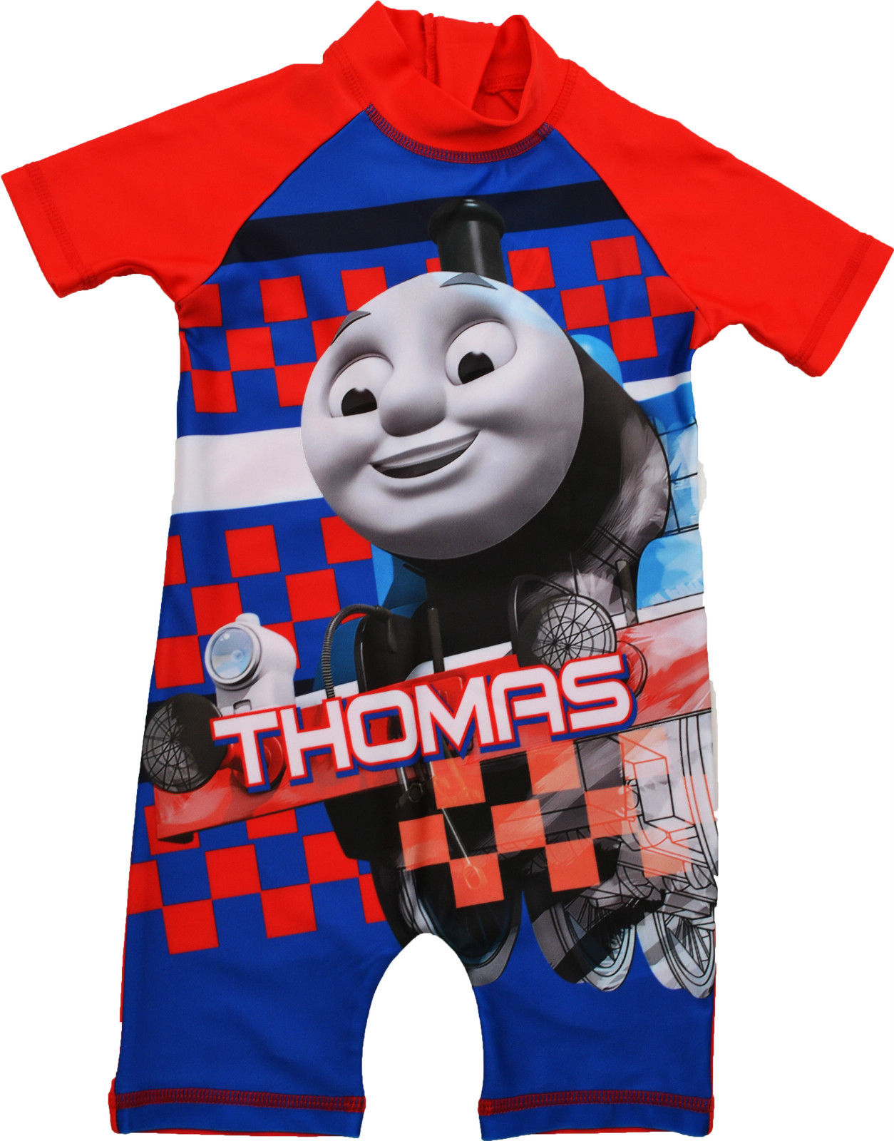 ชุดว่ายน้ำเด็กชาย Thomas Surf Sunsafe Swim Suit แขนสั้นขาสั้น กันรังสียูวี 50 + จากอังกฤษ ไซส์ 3-4 ปี