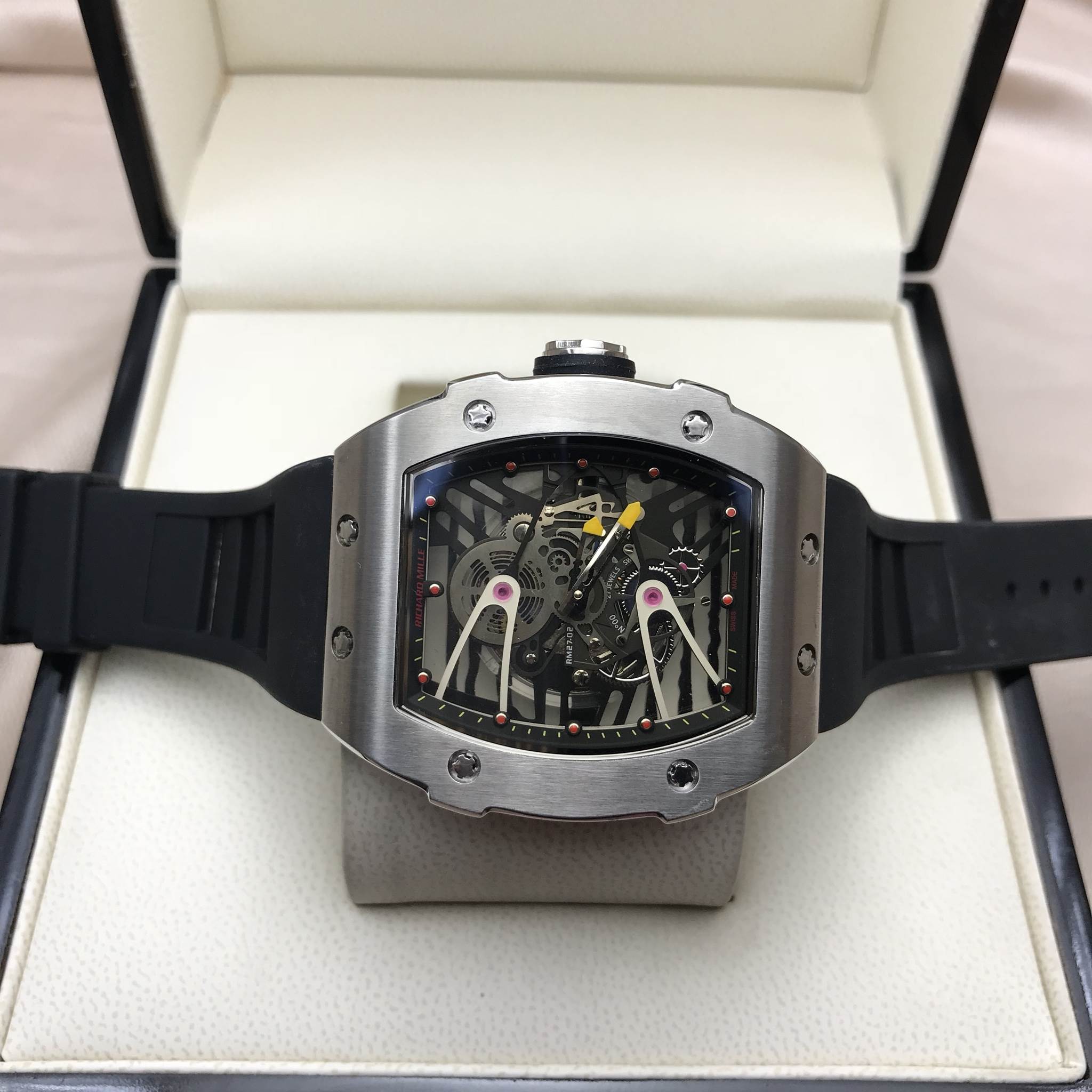 นาฬิกา Richard Mille RM027-02 Rafael Nadal Tourbillion งาน Mirror Swiss