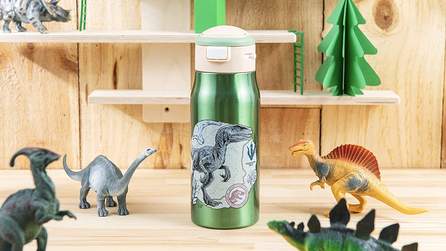 กระติกน้ำสเตนเลสรักษาอุณหภูมิ Zak! T-Rex Mesa Vacuum Insulated Stainless Steel 13.5 Oz Bottle