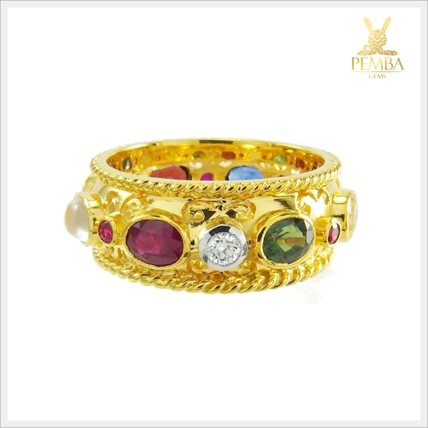 แหวนพิรอดนพเก้า เสริมสิริมงคลชีวิต อำนาจบารมี (สามารถสั่งทำได้ค่ะ)