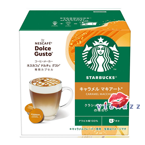 BBE.03/25 (Caramel Macchiato) Starbucks Capsule Dolce Gusto x12 Capsules แคปซูล สตาร์บัคส์