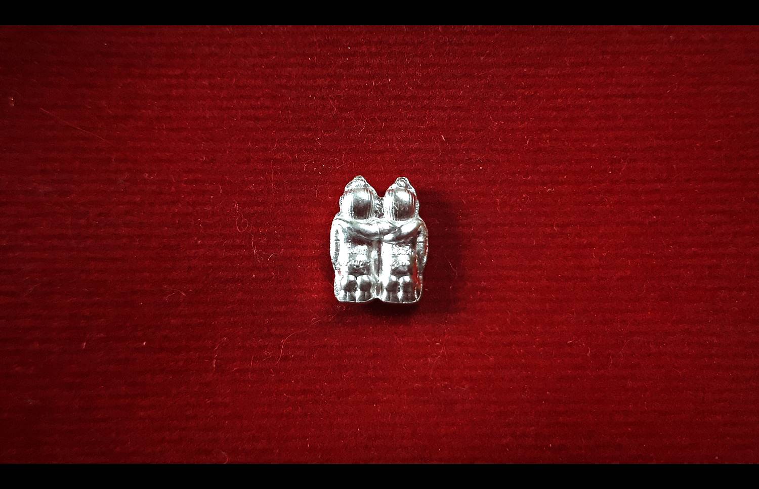 กัณหา-ชาลี เนื้อเงินแท้ ปี2561 (หลวงพ่อเล็ก วัดท่าขนุน ปลุกเสก) #รับประกันแท้