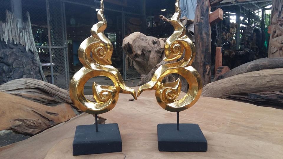 เลข 9 ไทยมหามงคล ในหลวง ร.9 โลหะปิดทองแท้ ตกแต่งประดับ (ขายปลีก ขายส่ง)