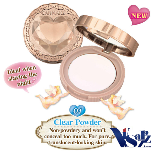 (#01) Canmake Secret Beauty Powder 4g ใหม่ล่าสุด ความลับ 24 ชั่วโมงของผิวสุขภาพดีในรูปแบบของแป้งไม่ผสมรองพื้นที่ทาได้ตั้งแต่ตื่นจนถึงเข้านอน เนื้อแป้งทรานสลูเซนท์ บางเบาแต่ให้ความนุ่มลื่นกับผิว พร้อมสารบำรุงในตัว