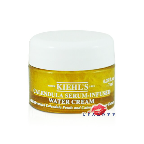(Tester) Kiehl's Calendula Serum-Infused Water Cream 7mL วอเตอร์ครีมที่ผสาน Calendula serum ลงไป โดยใช้สารสกัดจากดอกคาเลนดูลาความเข้มข้นสูงสุดเท่าที่เคยใช้มา เพื่อช่วยปลอบประโลมและคืนความสดชื่นให้ผิวพร้อมมอบความเปล่งปลั่งที่มองเห็นได้