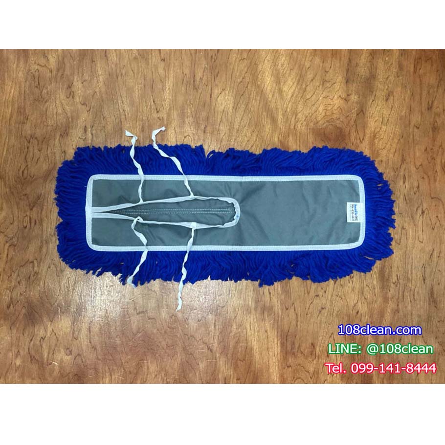 อะไหล่ผ้าดันฝุ่นสีแดง 18 นิ้ว (แบบผ้าผูก)