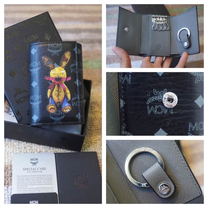 พร้อมส่ง ที่ห้อย คล้อง พวงกุญแจ mcm key chain key case key ring rabbit ลายกระต่าย