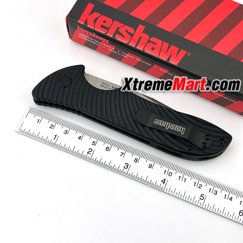 มีดพับ Kershaw7600 ด้ามสีดำ พกพาง่าย ด้ามจับถนัดมือ มีดเดินป่า มีดแคมป์ปิ้ง