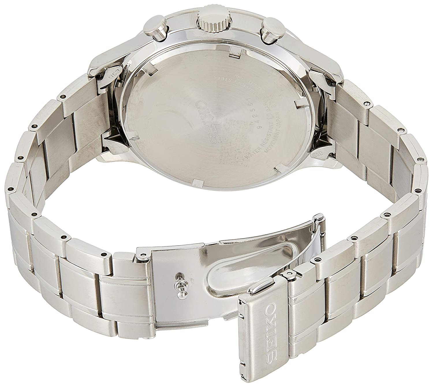 Karnvera Shop นาฬิกาข้อมือผู้ชาย Seiko Chronograph SSB339P1 Analog Quartz Men's Watch