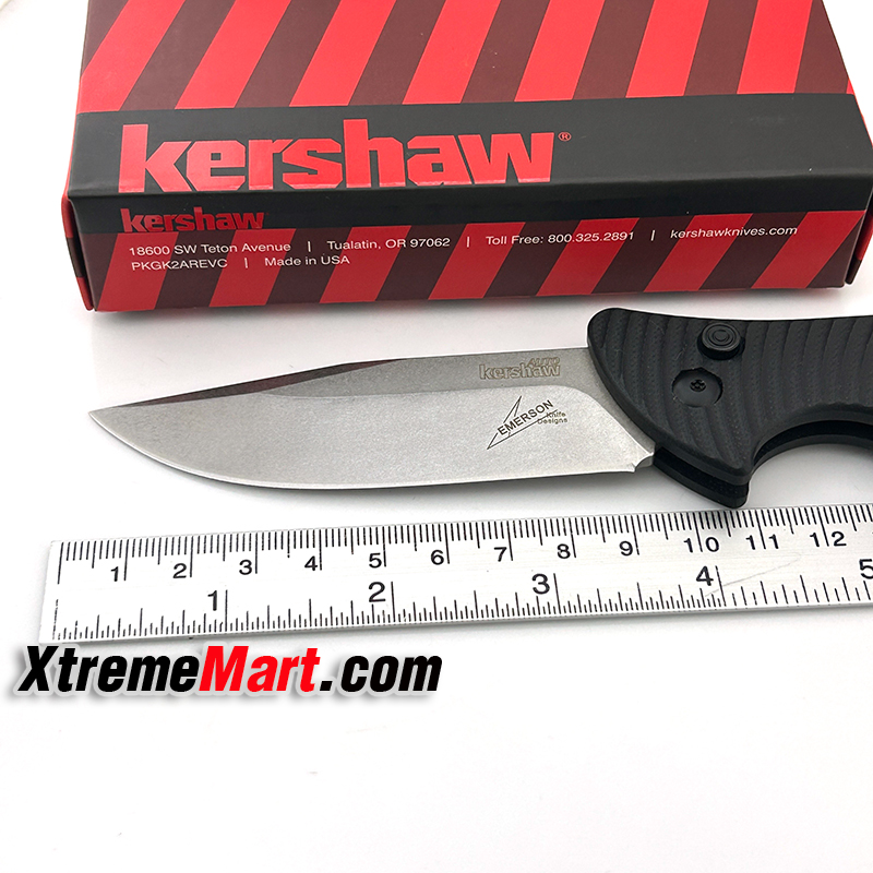 มีดพับ Kershaw7600 ด้ามสีดำ พกพาง่าย ด้ามจับถนัดมือ มีดเดินป่า มีดแคมป์ปิ้ง