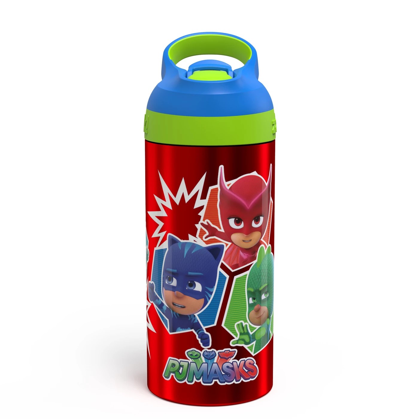 กระติกน้ำเสตนเลสสำหรับเด็ก Zak! PJ Masks 19.5 Oz. Stainless Steel Water Bottle