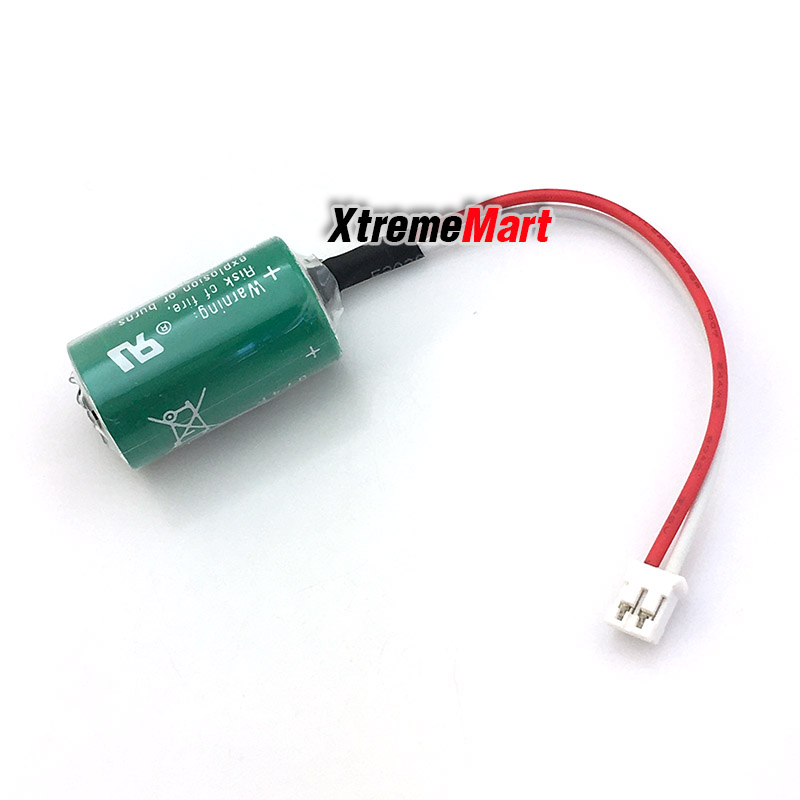 แบตเตอรี่สำหรับ PLC CR14250 OMRON CJ1W-BAT01 ขั้วสีขาว (ก้อนละ)