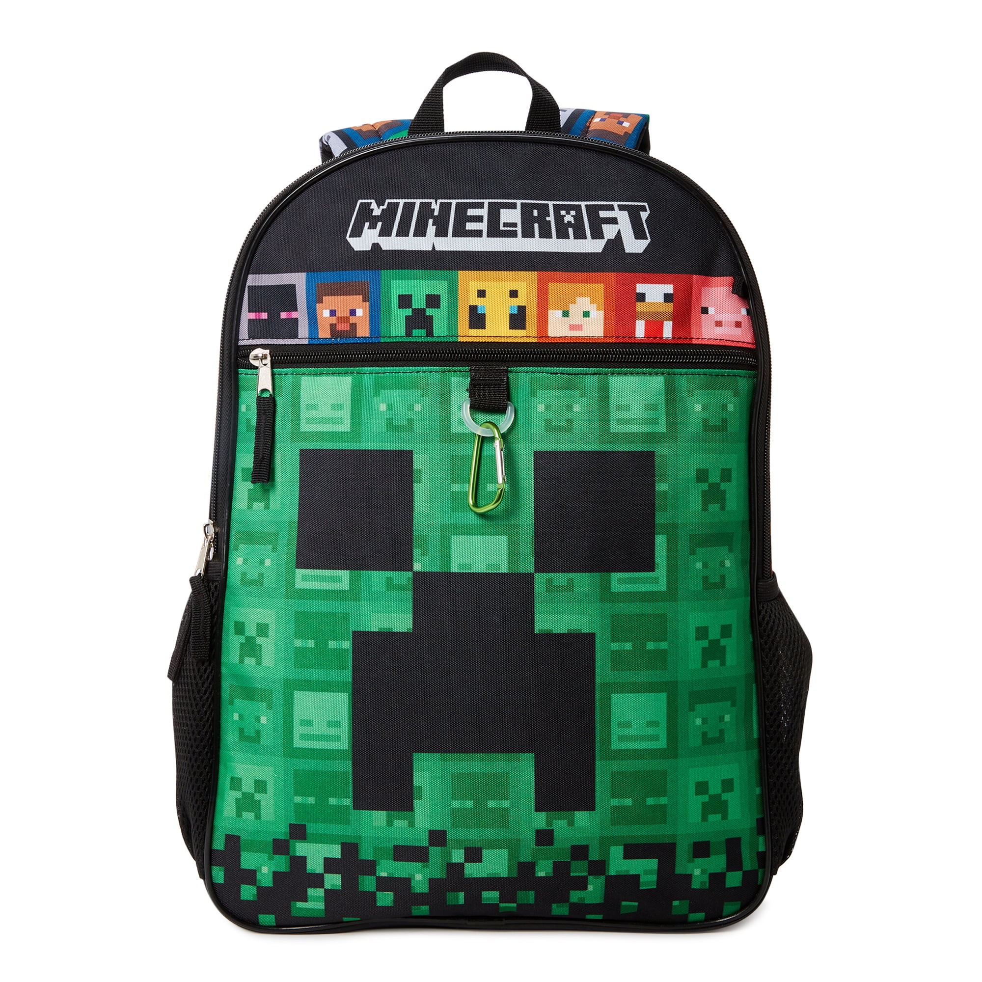 กระเป๋าเป้สะพายหลังพร้อมกระเป๋าอาหาร Minecraft Kids' Backpack with Lunch Bag 4-Piece Set