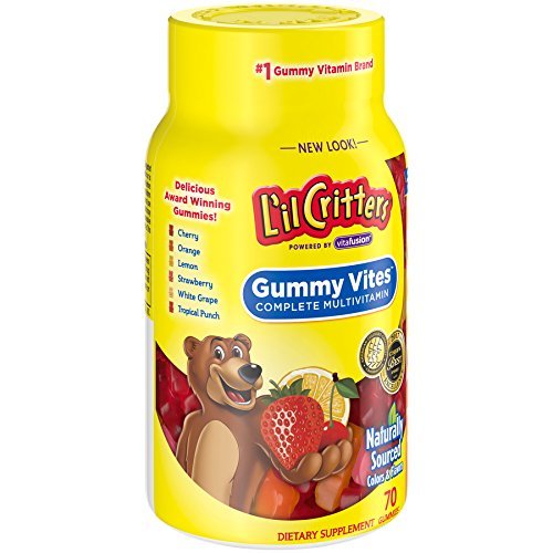 วิตามินรวมแบบกัมมี่เคี้ยวหนึบสำหรับเด็ก L'il Critters Gummy Vites Complete Multivitamin