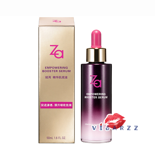 ฉลากไทย Za Empowering Booster Serum 50mL ซีเอบูสเตอร์ เซรั่ม บูสต์ผิวใสเต่งตึง ผิวฉ่ำ ไมกลัวแก่ ลดเลือนริ้วรอยก่อนวัย