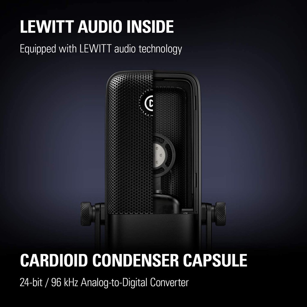 Microphone Streaming Elgato Wave:1, (ไมโครโฟนคอนเดนเซอร์) รับประกัน2ปี รับประกัน2ปี #ไมค์แคสเกม ไมค์อัดเสียง ไมค์ประชุม