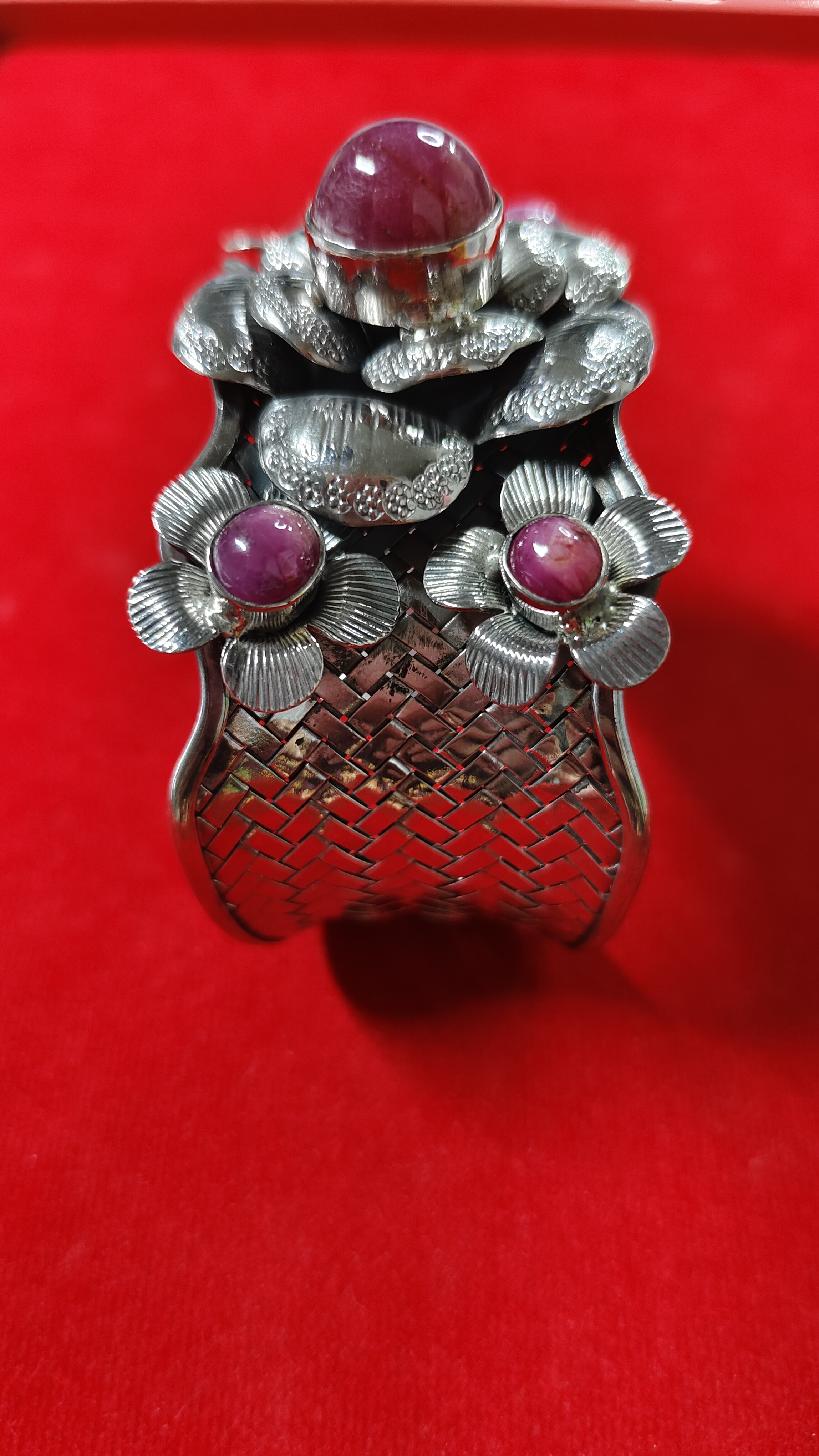 #ชุดเซ็ทเงินแท้ฝังทับทิมแท้